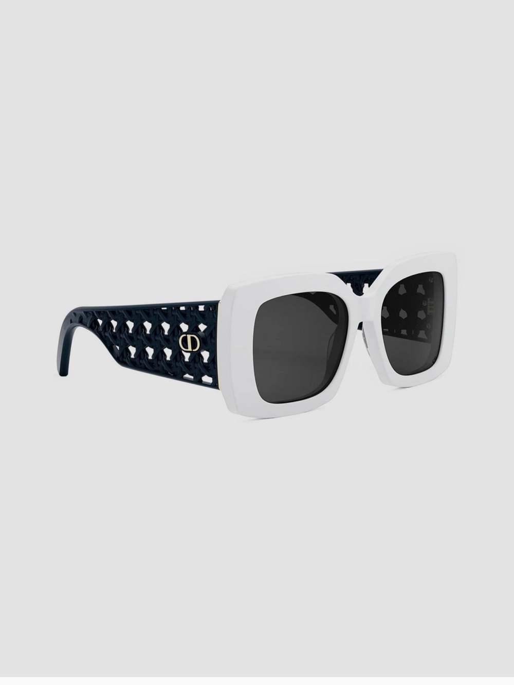 Dior Square Sunglasses with Gold Logo